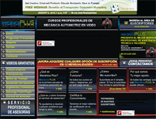 Tablet Screenshot of mecanicaplus.com